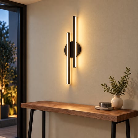 PARS Şarjlı Modern LED Duvar Apliği Günışığı Taşınabilir Usb