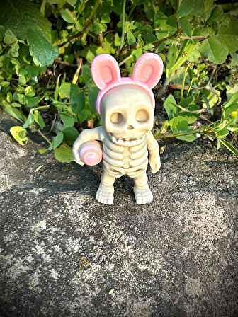 Oyuncak Paskalya İskeleti  - Bayramın Gizemli Ruhları! 🥚💀 3D Hareketli Organik Model - Orta Boy