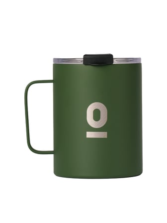 Paslanmaz Çelik Yeşil Metal Kupa 360 ml Vakum Kapaklı Isı Yalıtımlı No:139