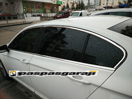 VW Passat B8.5 Krom Cam Çerçeve 8 Parça 2019 ve Üzeri