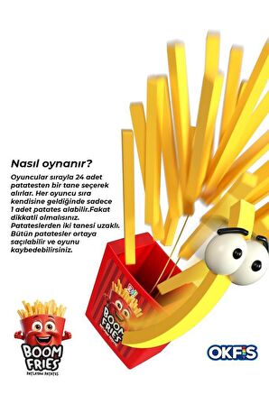 Patlayan Patates Boom Fries Eğlenceli Tuzaklı Aktivite Oyuncağı