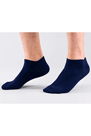 6 Çift Kadın Erkek Unisex Lacivert Patik Çorap Bilek Boy 6 Adet