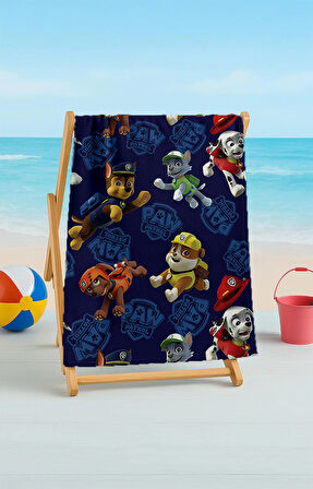 Paw Patrol Plaj Havlusu – Kahramanlarla Dolu Plaj Keyfi!
