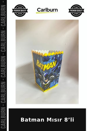 Özel Üretim Batman Mısır 8’li Film Temalı Eğlence Ürünü Sunum Kabı