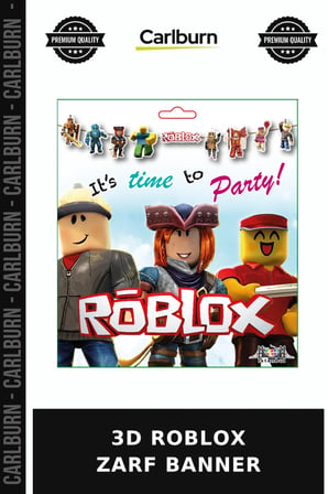 Premium 3D ROBLOX ZARF BANNER Konsept Oyunsever Kutlama