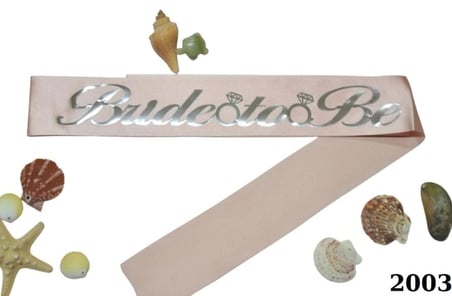 Özel Seri BRIDE TOBE PEMBE GÜMÜŞ KUŞAK Etkinlik Sürpriz Gelin Aksesuarı