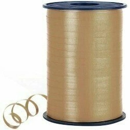 Özel Üretim İTHAL RAFYA ŞERİT 8MM PASTEL GOLD 030 Aksesuar Sunum Hobi