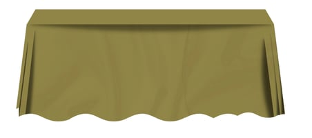 Özel Üretim Gold Plastik Düz Masa Örtüsü (120*180 cm) Etkinlik Davet Organizasyon