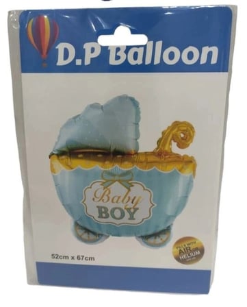 Premium BABY BOY FOLYO BALON MAVİ Yenidoğan Sürpriz Kutlama