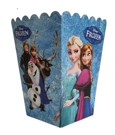 Özel Seri Frozen Mısır 8’li Küt Eşya Mavi Parti