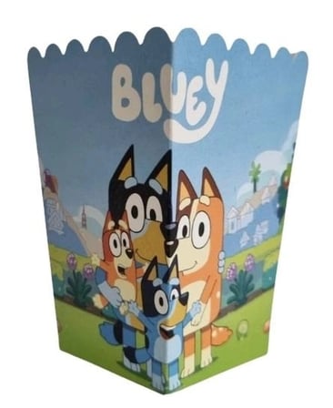 Özel Seri Bluey Mısır 8’li İkramlık Sürpriz Eğlence
