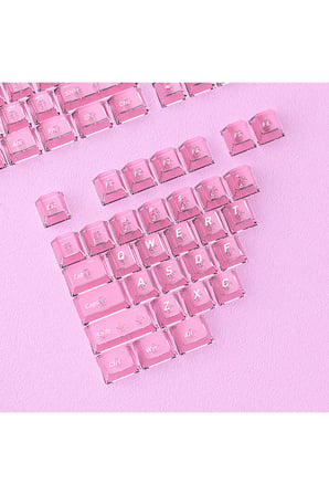 Klavye Keycaps Tuş Başlıkları, 153 Tuş, PBT Boya Süblimasyonlu PC Mekanik Klavye Uyumludur.
