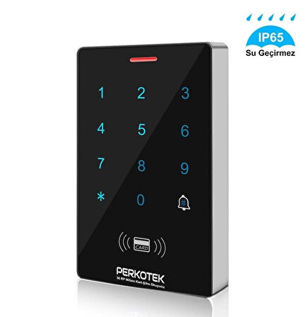 Perkotek 36 RP Hem Mifare Hem de Proximity Kart Okuyucu Şifreli IP65 Geçiş kontrol paneli