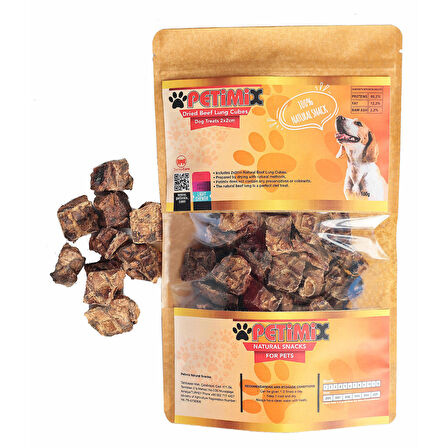 Petimix Dana Ciğer Küpleri 100g Köpek Ödül Maması