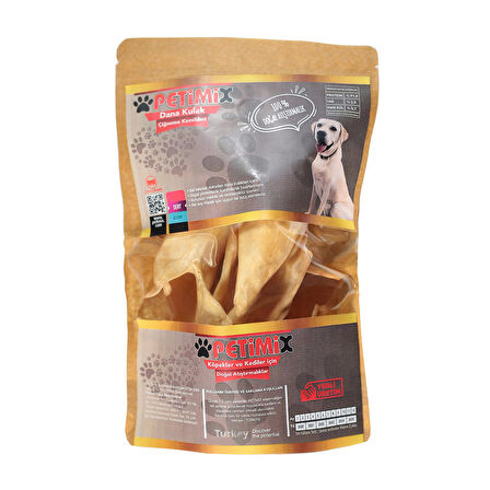 Petimix Dana Kulak 130g Çiğneme Kemikleri Köpek Ödül Maması