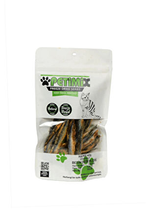 Petimix Freeze Dry Hamsi 40g BARF Kedi Ödül Maması 