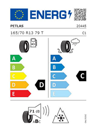 Petlas 165/70 R13 79T Multi Action Pt565 Oto Dört Mevsim Lastiği (Üretim Yılı: 2025)