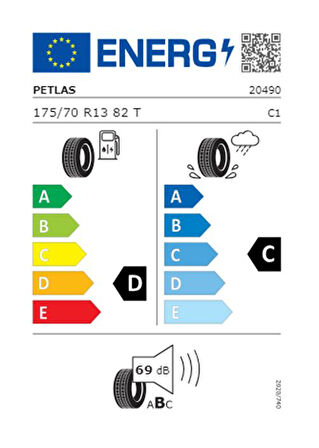 Petlas 175/70 R13 82T Elegant Pt311 Oto Yaz Lastiği ( Üretim Yılı: 2025 )