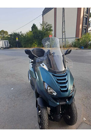 Peugeot Metropolis 400 Ön cam 2021 2024 Model Yılı 68cm Şeffaf Renk 4mm Uzun Geniş Cam