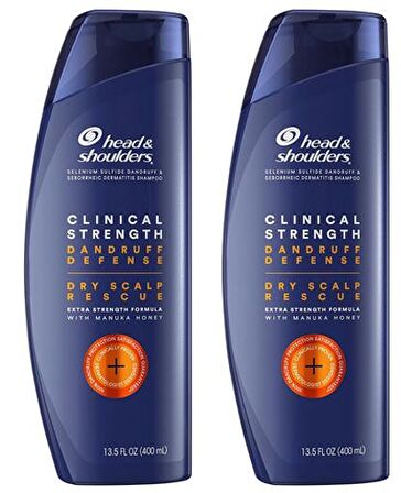 Head & Shoulders Clinical Strength Kepekli Saçlar İçin Kepek Önleyici Manuka Ballı Şampuan 2x400 ml