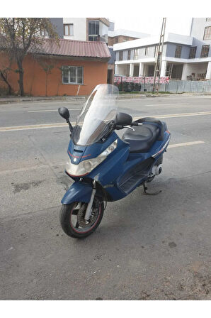 Piaggio X8 200 Ön cam 2004 2006 Model Yılı 70cm Şeffaf Renk 4mm Uzun Geniş Cam