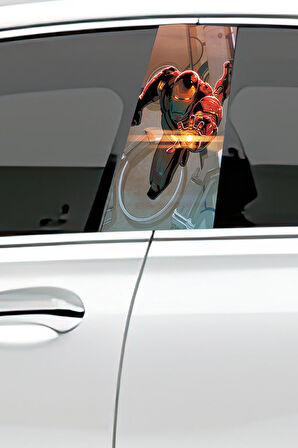 Araç Kapı Direk Kaplama Folyosu Desenli (Sağ Sol Takım) (2 Adet) - 22x50 Cm