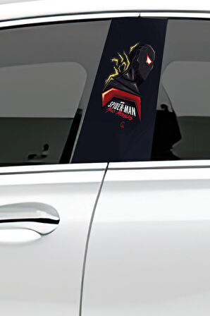 Araç Kapı Direk Kaplama Folyosu Desenli (Sağ Sol Takım) (2 Adet) - 22x50 Cm