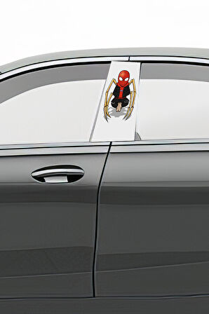 Araç Kapı Direk Kaplama Folyosu Desenli (Sağ Sol Takım) (2 Adet) - 22x50 Cm