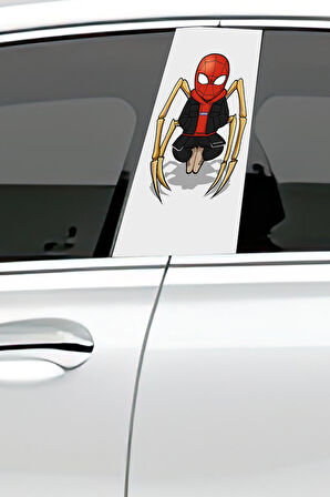 Araç Kapı Direk Kaplama Folyosu Desenli (Sağ Sol Takım) (2 Adet) - 22x50 Cm