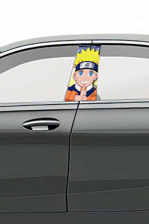 Araç Kapı Direk Kaplama Folyosu Desenli (Sağ Sol Takım) (2 Adet) - 22x50 Cm