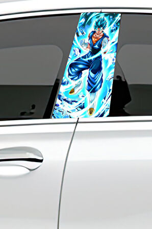 Araç Kapı Direk Kaplama Folyosu Desenli (Sağ Sol Takım) (2 Adet) - 22x50 Cm