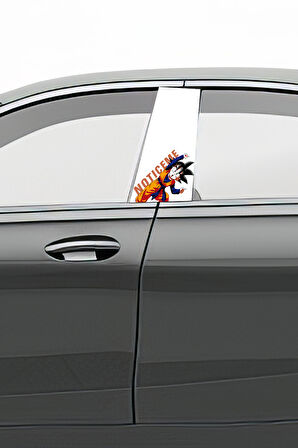 Araç Kapı Direk Kaplama Folyosu Desenli Sağ Sol Takım 2 Adet  22x50 cm