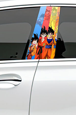 Araç Kapı Direk Kaplama Folyosu Desenli (Sağ Sol Takım) (2 Adet) - 22x50 Cm