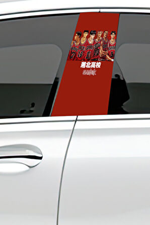 Araç Kapı Direk Kaplama Folyosu Desenli (Sağ Sol Takım) (2 Adet) - 22x50 Cm