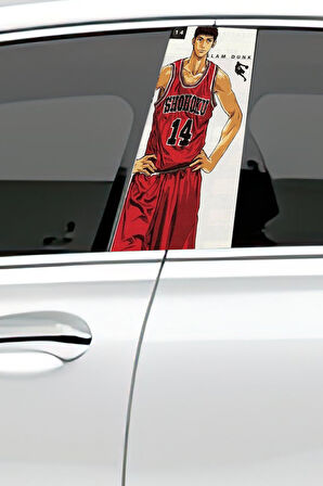 Araç Kapı Direk Kaplama Folyosu Desenli (Sağ Sol Takım) (2 Adet) - 22x50 Cm