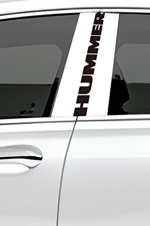 Araç Kapı Direk Kaplama Folyosu Desenli  Sağ Sol Takım 2 Adet  22x50 Cm