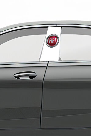 Araç Kapı Direk Kaplama Folyosu Desenli Sağ Sol Takım 2 Adet  22x50 cm