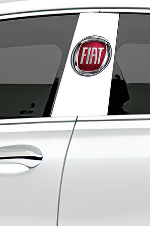 Araç Kapı Direk Kaplama Folyosu Desenli Sağ Sol Takım 2 Adet  22x50 cm