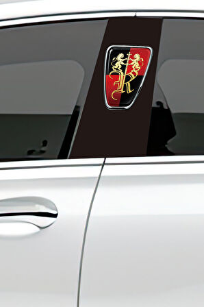 Araç Kapı Direk Kaplama Folyosu Desenli (Sağ Sol Takım) (2 Adet) - 22x50 Cm