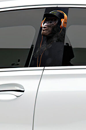 Araç Kapı Direk Kaplama Folyosu Desenli (Sağ Sol Takım) (2 Adet) - 22x50 Cm