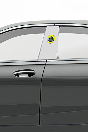 Araç Kapı Direk Kaplama Folyosu Desenli (Sağ Sol Takım) (2 Adet) - 22x50 Cm