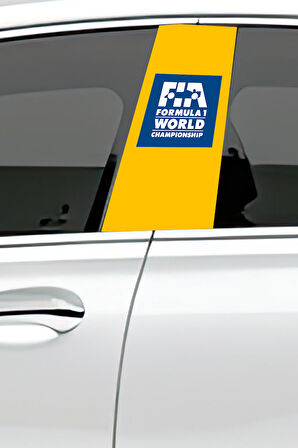 Araç Kapı Direk Kaplama Folyosu Desenli (Sağ Sol Takım) (2 Adet) - 22x50 Cm