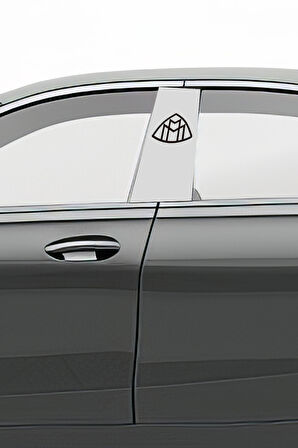 Araç Kapı Direk Kaplama Folyosu Desenli (Sağ Sol Takım) (2 Adet) - 22x50 Cm