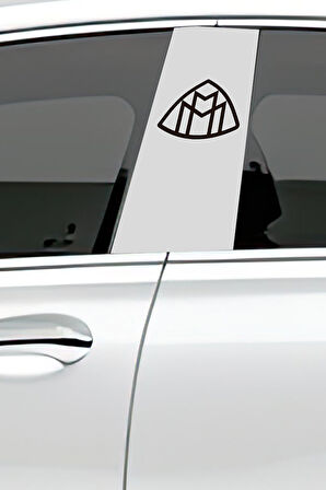 Araç Kapı Direk Kaplama Folyosu Desenli (Sağ Sol Takım) (2 Adet) - 22x50 Cm