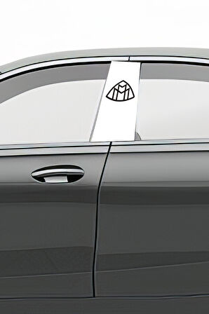 Araç Kapı Direk Kaplama Folyosu Desenli (Sağ Sol Takım) (2 Adet) - 22x50 Cm