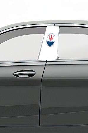 Araç Kapı Direk Kaplama Folyosu Desenli (Sağ Sol Takım) (2 Adet) - 22x50 Cm