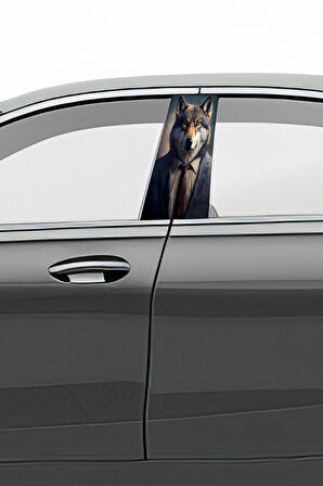 Araç Kapı Direk Kaplama Folyosu Desenli (Sağ Sol Takım) (2 Adet) - 22x50 Cm