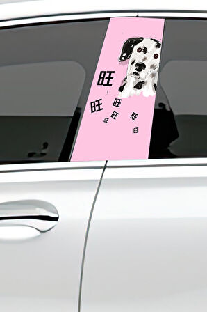 Araç Kapı Direk Kaplama Folyosu Desenli (Sağ Sol Takım) (2 Adet) - 22x50 Cm