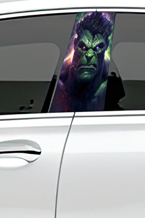 Araç Kapı Direk Kaplama Folyosu Desenli (Sağ Sol Takım) (2 Adet) - 22x50 Cm