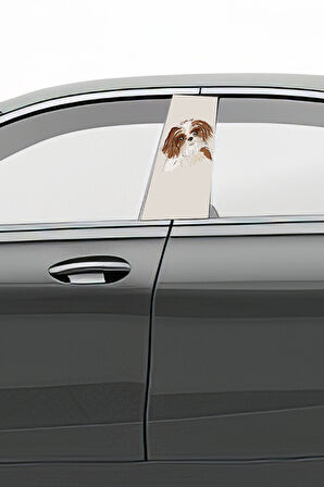 Araç Kapı Direk Kaplama Folyosu Desenli (Sağ Sol Takım) (2 Adet) - 22x50 Cm